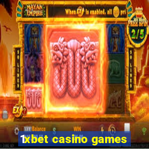 1xbet casino games