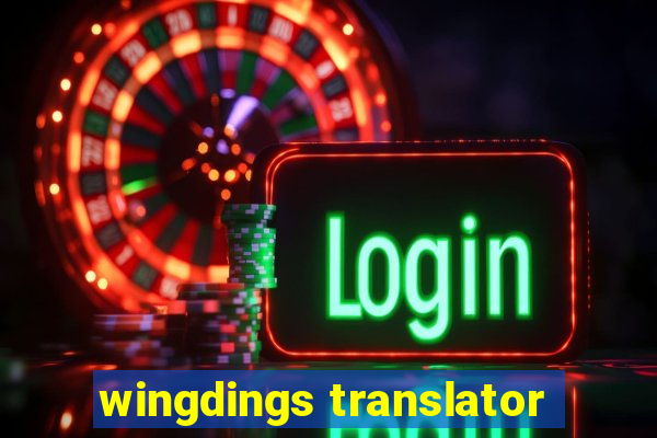 wingdings translator