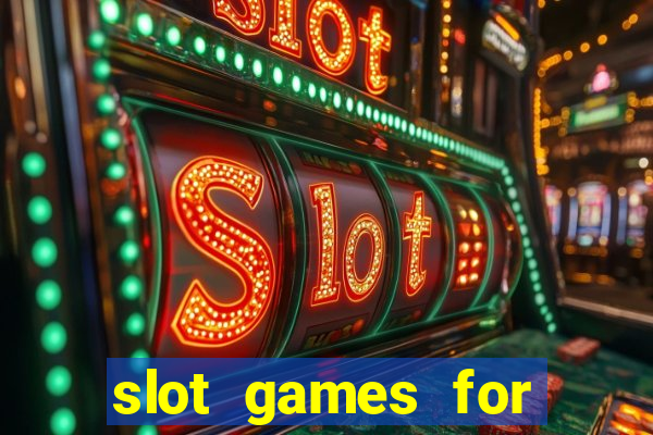 slot games for real money