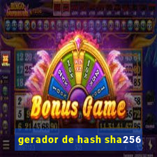 gerador de hash sha256