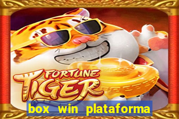 box win plataforma de jogos