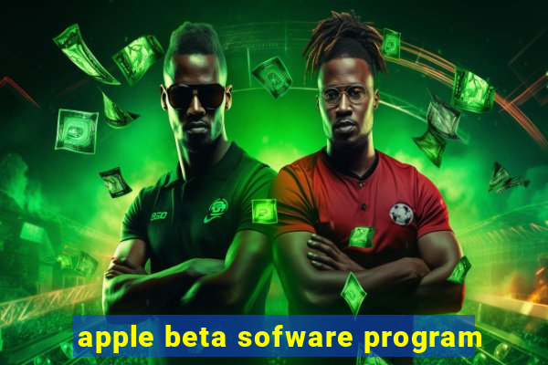 apple beta sofware program