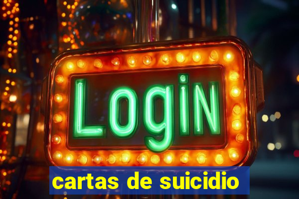 cartas de suicidio