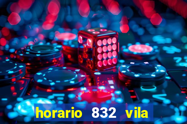 horario 832 vila nova de colares