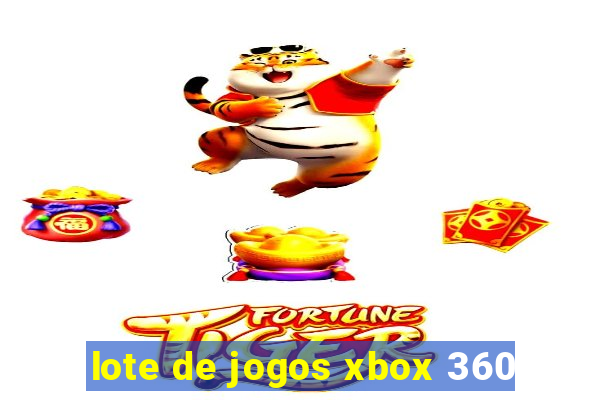 lote de jogos xbox 360