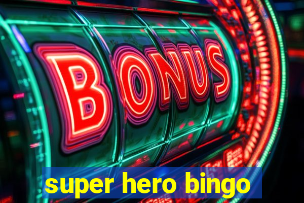 super hero bingo