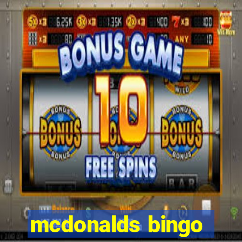 mcdonalds bingo