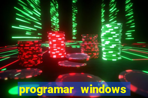 programar windows para desligar