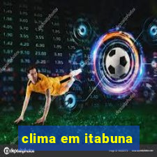 clima em itabuna