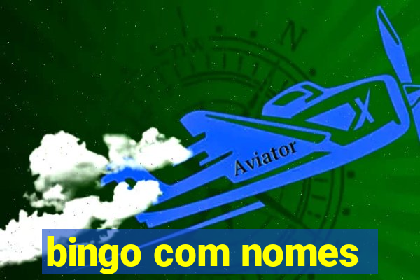 bingo com nomes