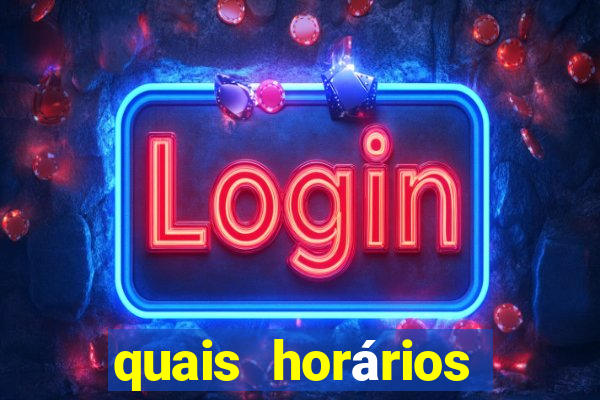 quais horários para jogar fortune tiger