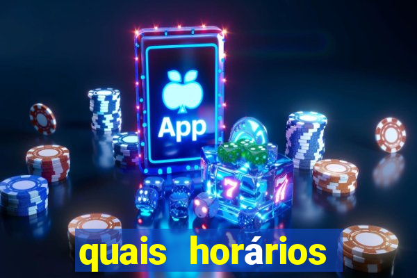 quais horários para jogar fortune tiger