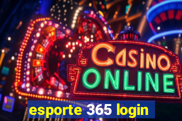 esporte 365 login