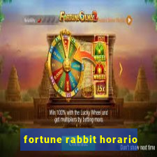 fortune rabbit horario