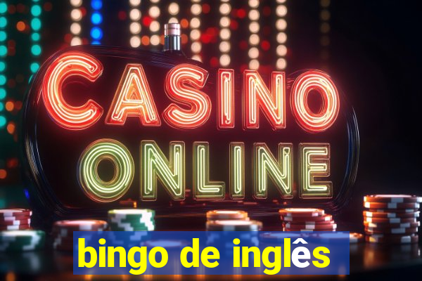 bingo de inglês