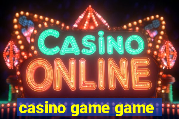 casino game game