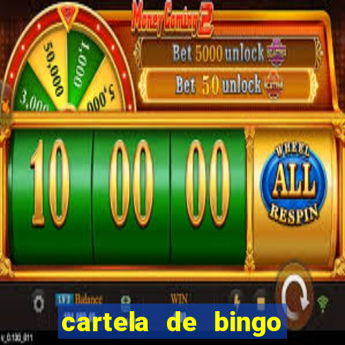 cartela de bingo até 30