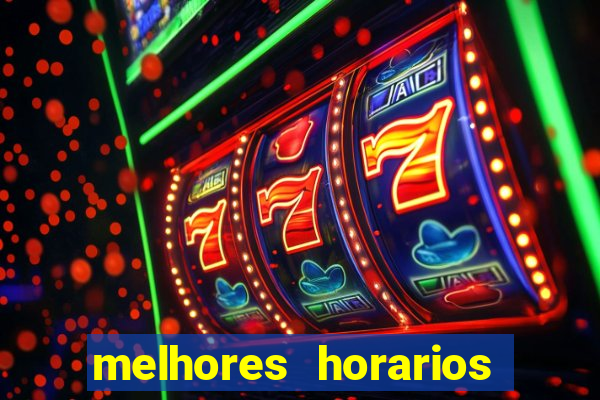 melhores horarios de jogar fortune tiger