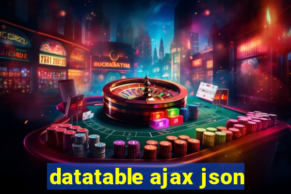 datatable ajax json