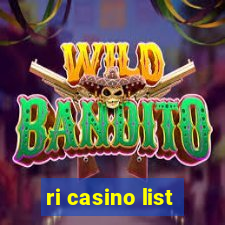 ri casino list