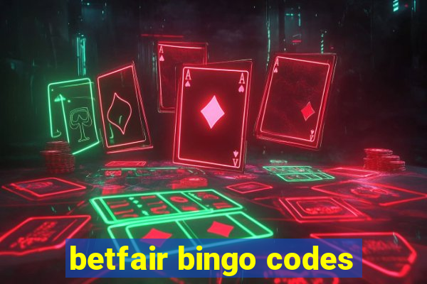 betfair bingo codes