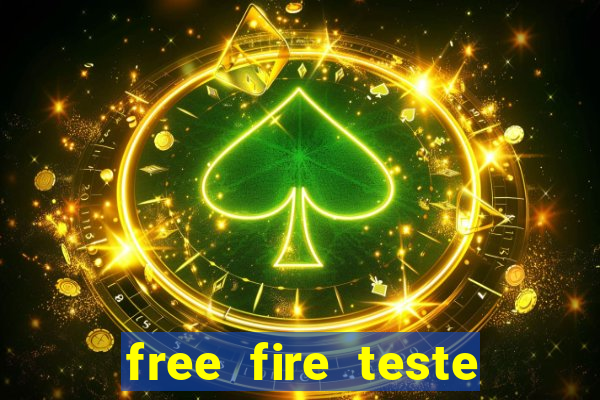 free fire teste grátis jogar agora