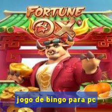 jogo de bingo para pc