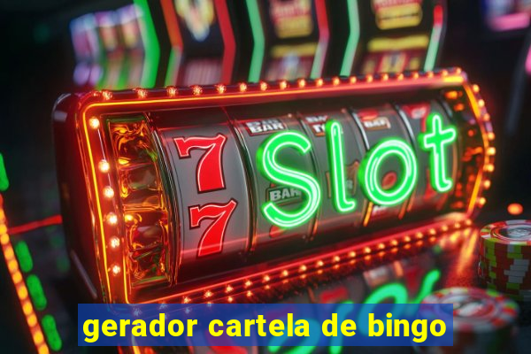 gerador cartela de bingo