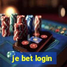 je bet login