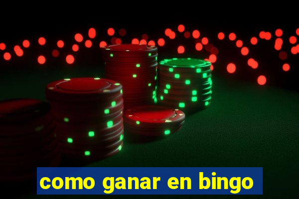 como ganar en bingo