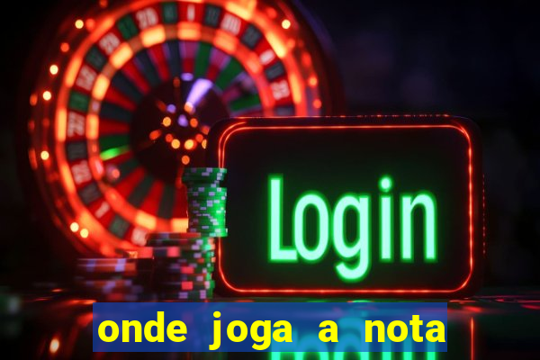 onde joga a nota do enem