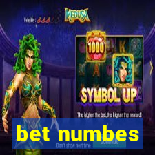 bet numbes