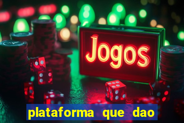 plataforma que dao bonus para jogar