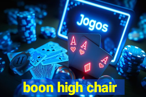 boon high chair