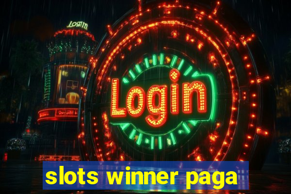 slots winner paga