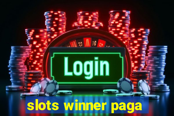 slots winner paga