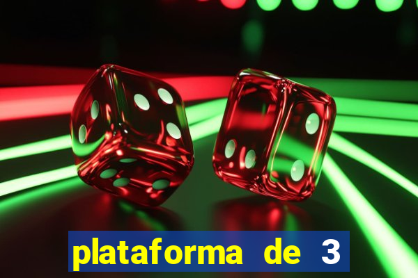 plataforma de 3 reais bet