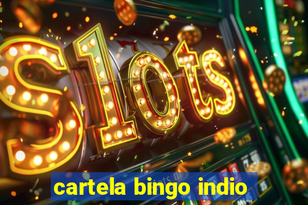 cartela bingo indio