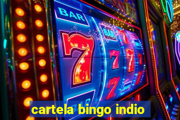 cartela bingo indio