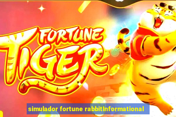 simulador fortune rabbitInformational