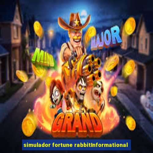 simulador fortune rabbitInformational