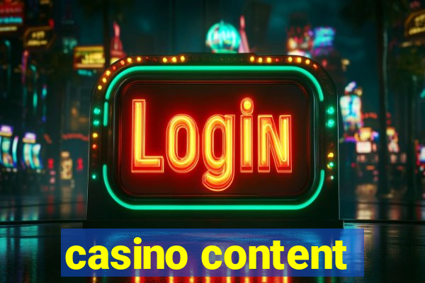 casino content