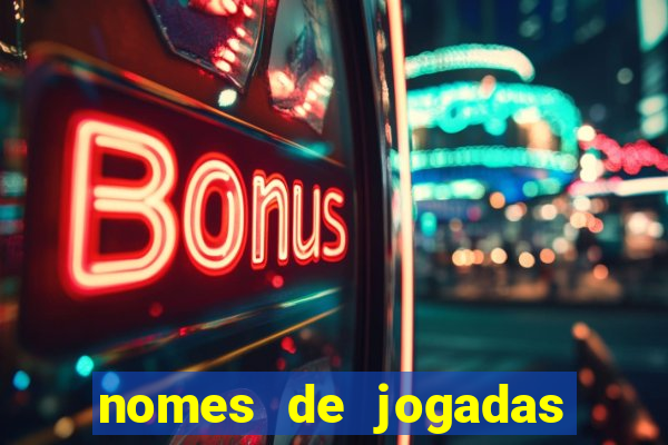 nomes de jogadas de poker