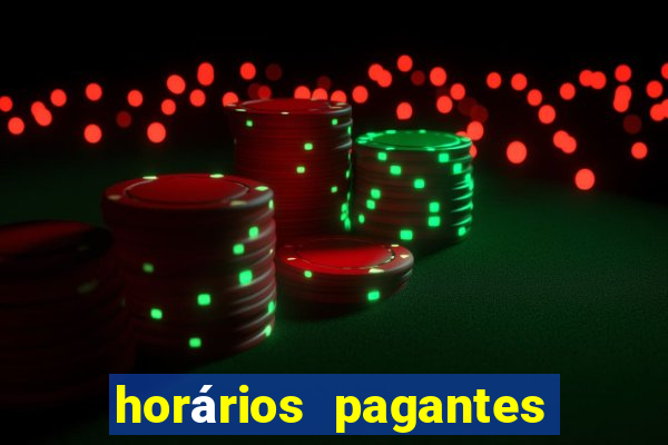 horários pagantes slots pg