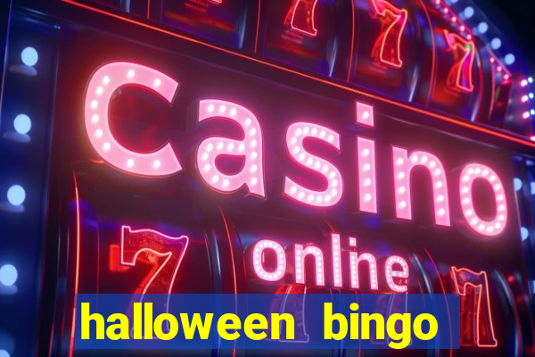 halloween bingo cards with numbers