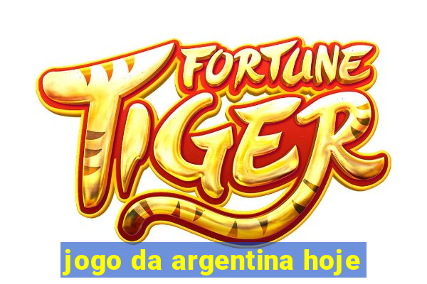 jogo da argentina hoje