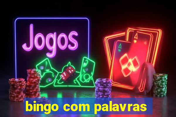 bingo com palavras