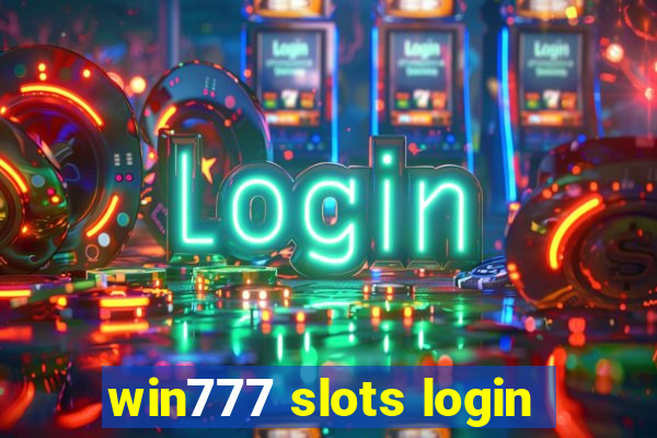 win777 slots login