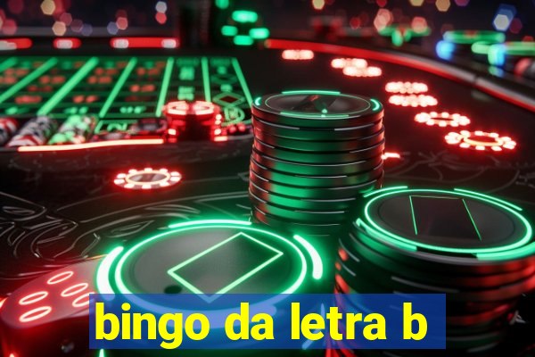 bingo da letra b