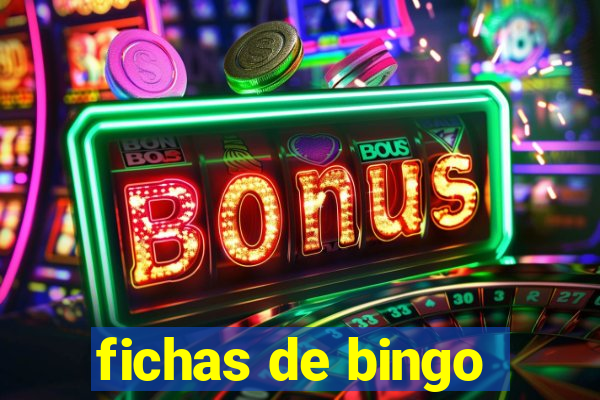 fichas de bingo